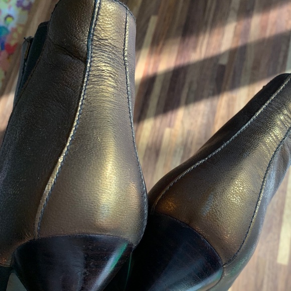 Donald J. Pliner Metallic Ankle Boots - Picture 9 of 16